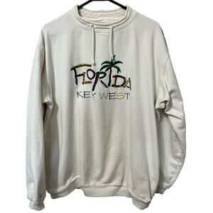 Youth Collection Key West Florida Sweatshirt Sz Large‎ Oversized Embroidered